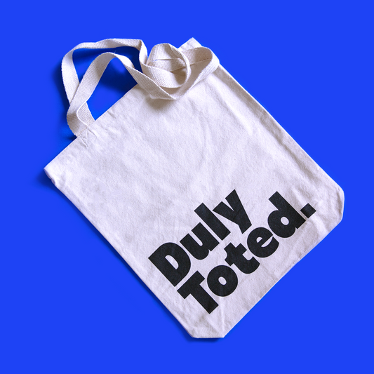 CANADALAND "Duly Toted" Canvas Tote Bag